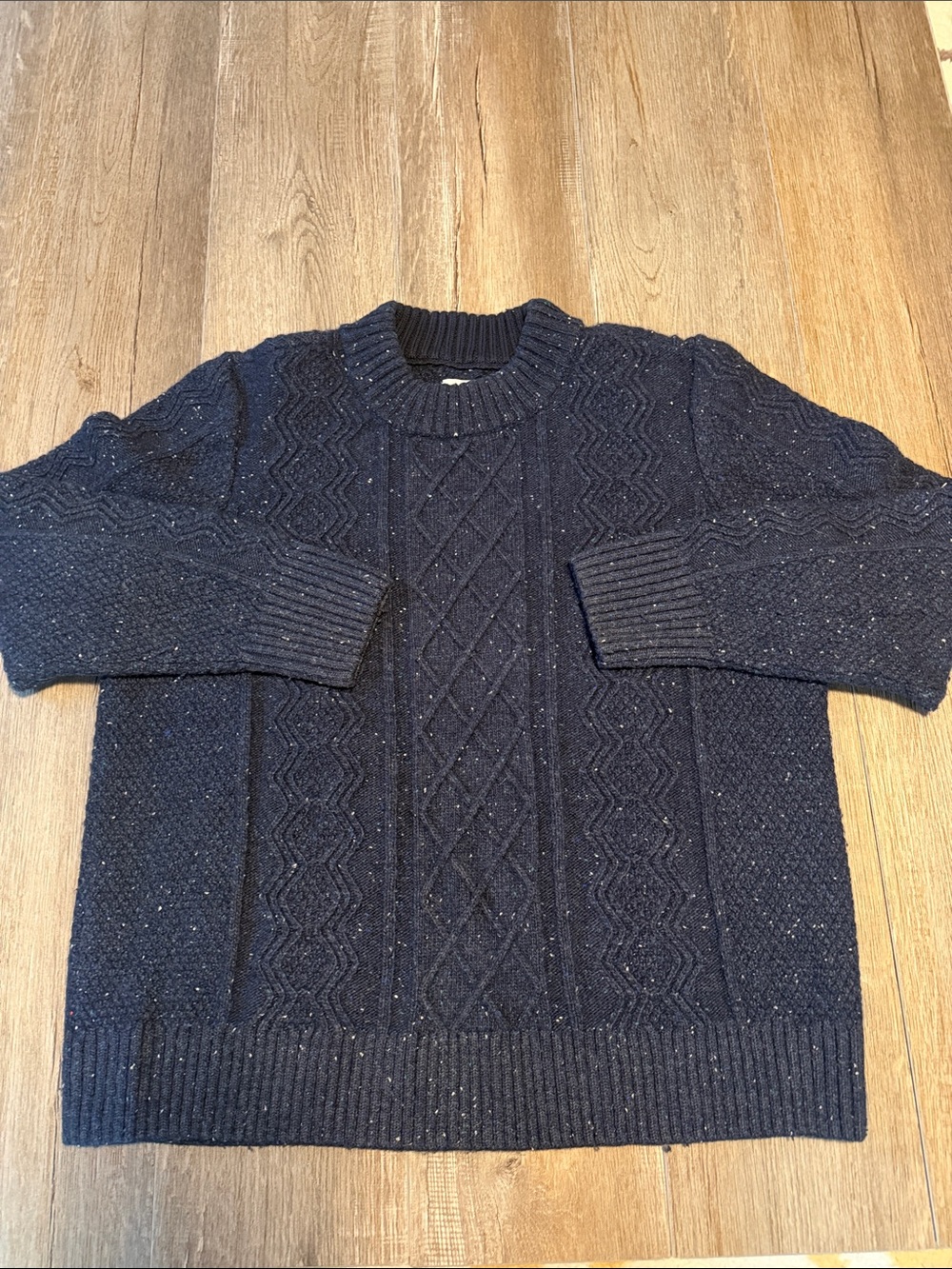 Duluth Trading Co Women's Woolpaca Cable Sweater